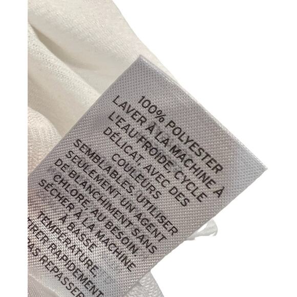 Halogen Women White Ruched Short Sleeve Top Size XXL Minimalist Chic Classiccore - Picture 5 of 6